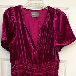 Velvet Anthropologie Dress